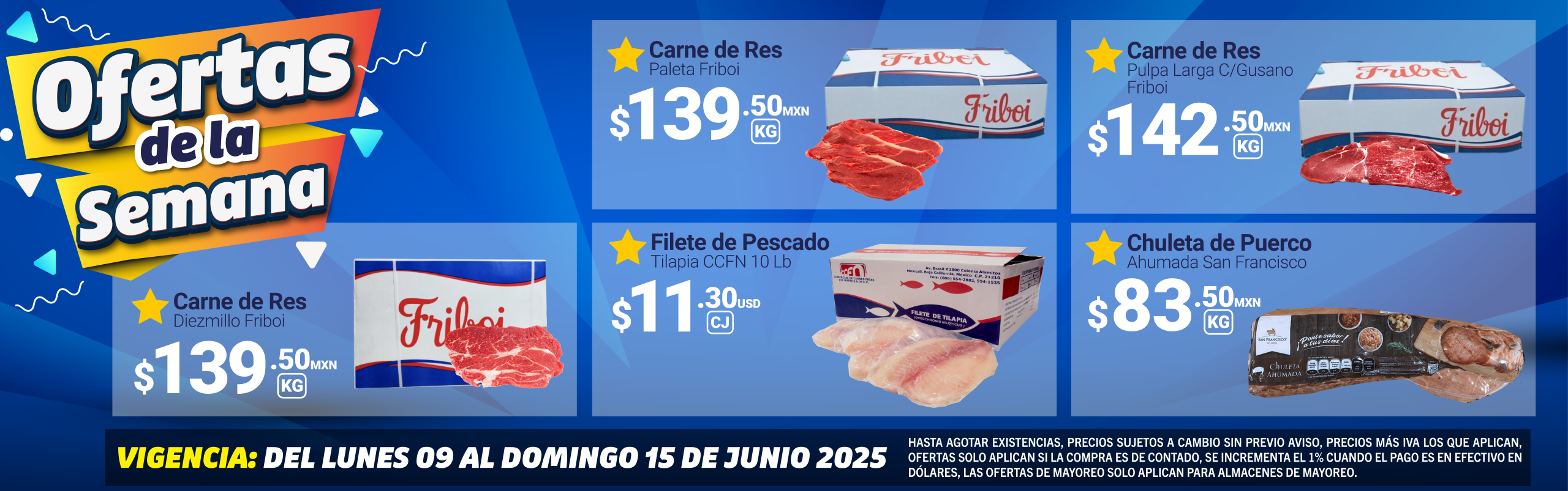 OFERTAS DE LA SEMANA 09-15JUNIO-01