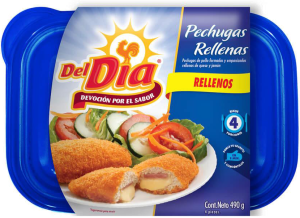 PECHUGAS RELLENAS DE QUESO Y JAMON DEL DIA