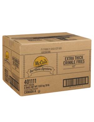 PAPAS CONGELADAS ONDULADAS CORTE 1/2 MCCAIN