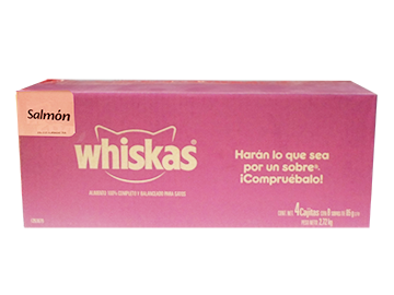 COMIDA P/GATO EN TROZOS DE SALMON